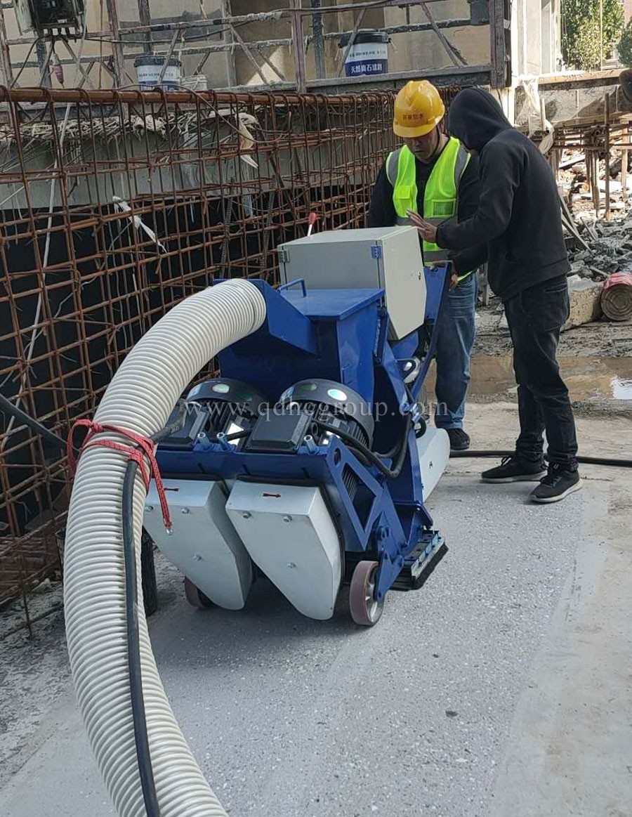 樓板防水層處理專(zhuān)用路面拋丸機(jī)