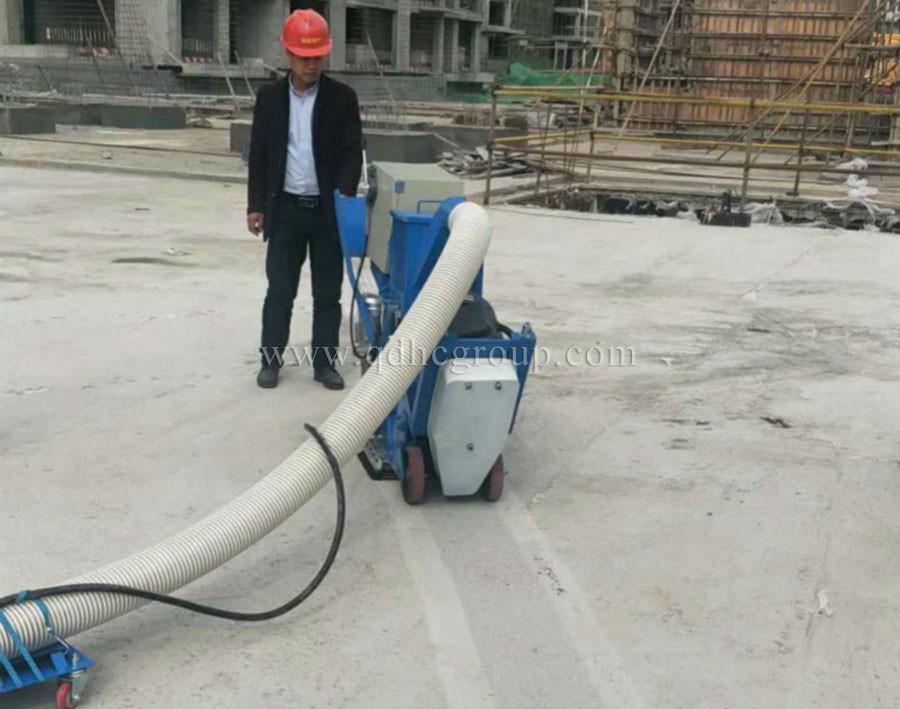 樓板防水層處理專(zhuān)用路面拋丸機(jī)