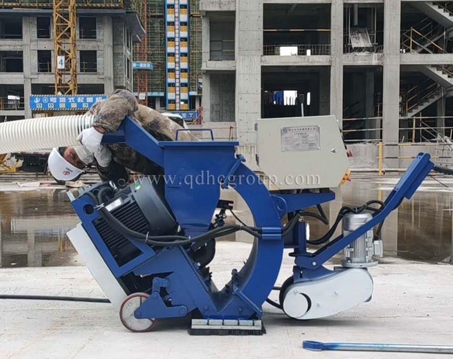 樓板防水層處理專(zhuān)用路面拋丸機(jī)