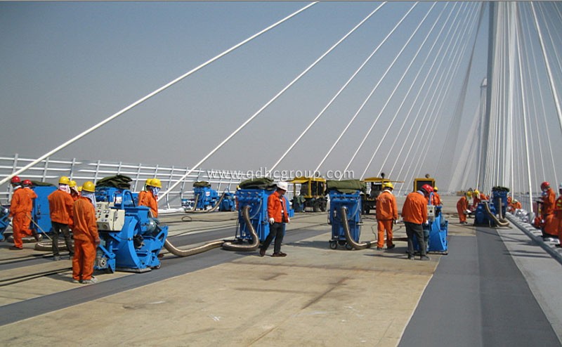 路面拋丸機(jī)高速施工